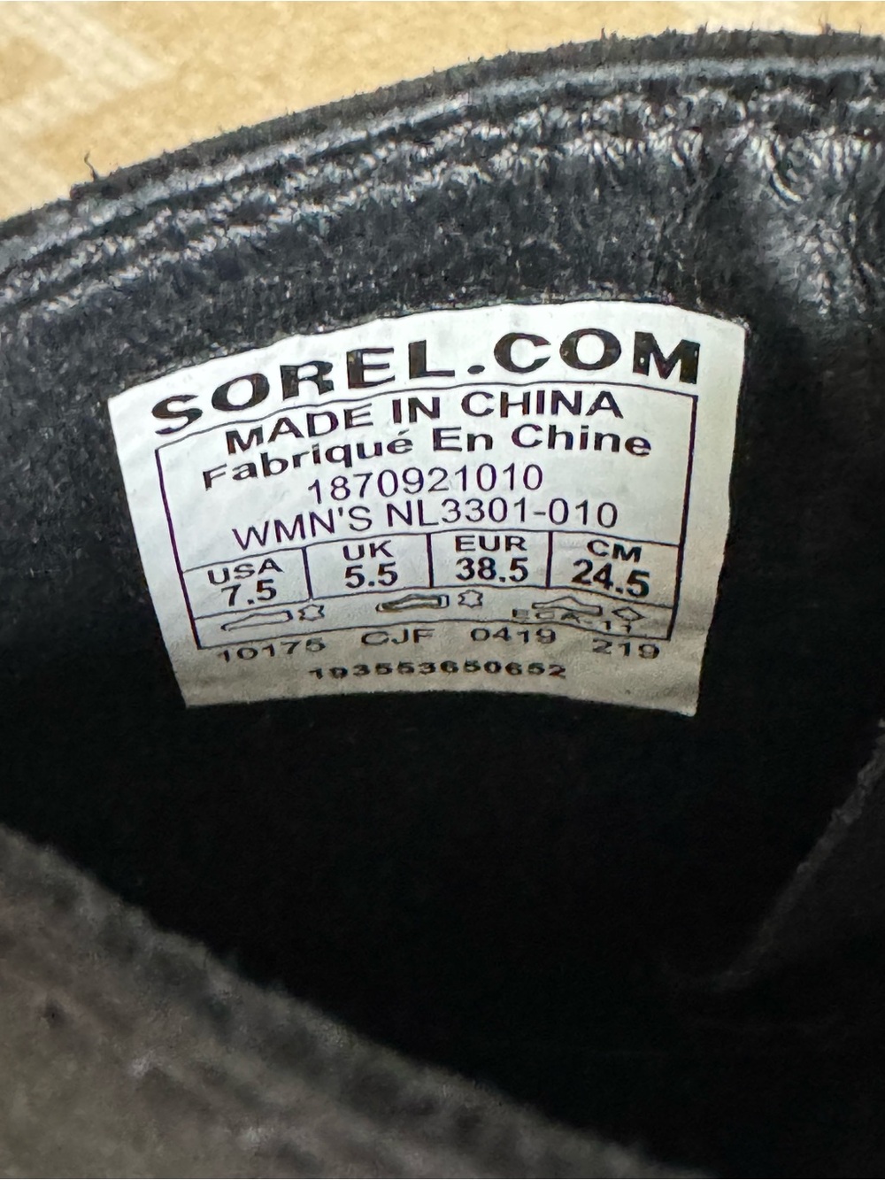 Sorel Blake Leather Platform Ankle Booties Black Block Heel Women’s 7.5 - Picture 8 of 14